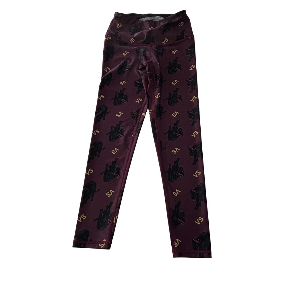 Victoria Sport 7/8 Leggings High Rise Small Panther Victoria's Secret VS Tights